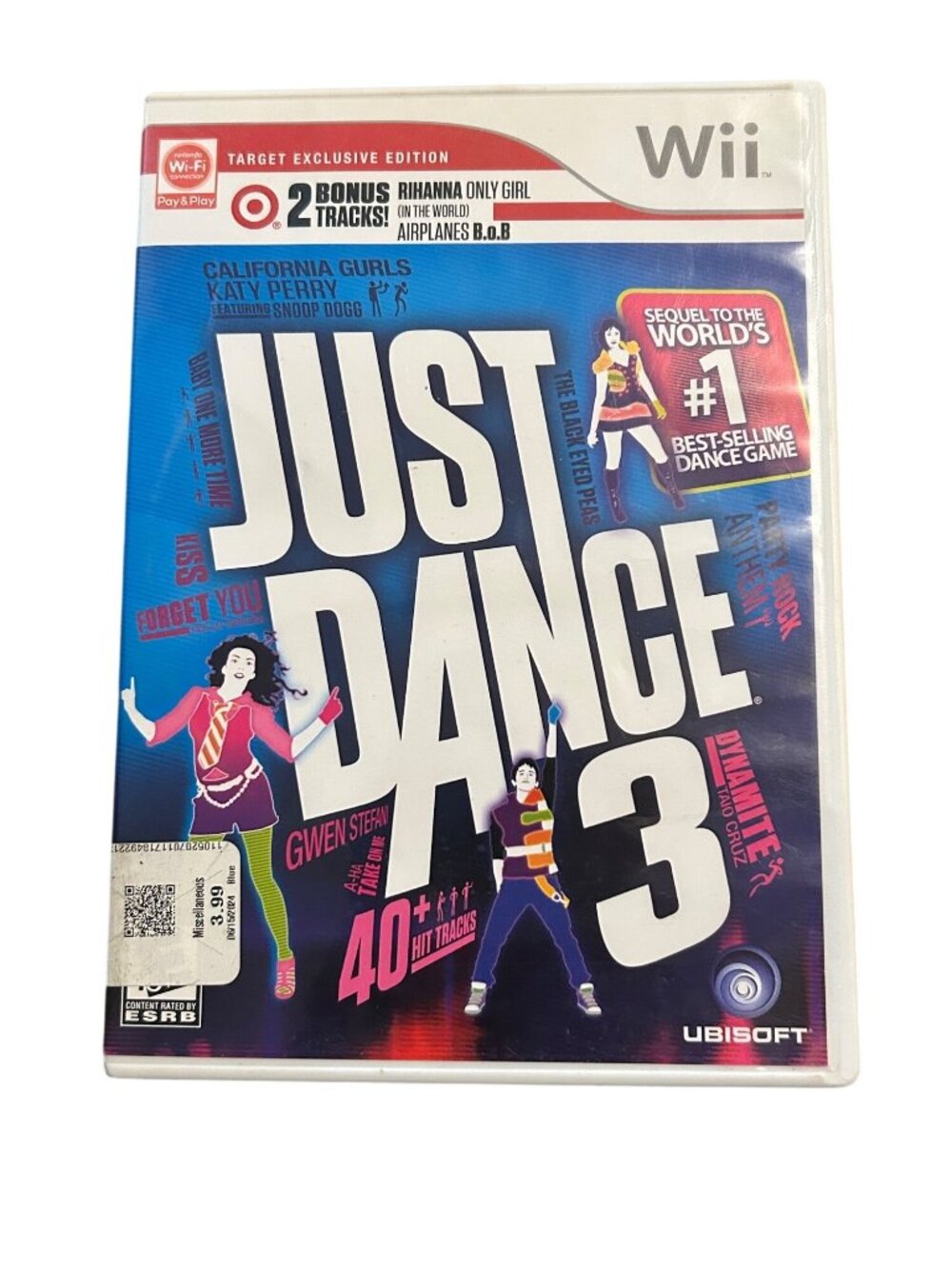 Nintendo Just Dance 3 Wii Game Target Exclusive Edition With Bonus Tracks